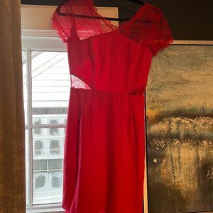 BCBG Red Cocktail Dress